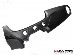 FIAT 500 Custom Dashboard - Carbon Fiber - Matte/ Clear